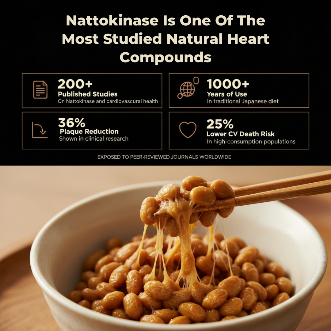 Circulene Nattokinase 10,000 FU - Dissolves the hardened plaque trapped inside your artery walls