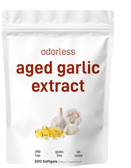 Lagrad vitlöksextrakt – 7 500 mg luktfria mjuka kapslar